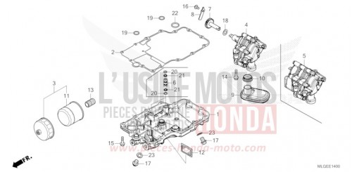 CARTER D'HUILE/POMPE A HUILE CRF1100AP de 2023